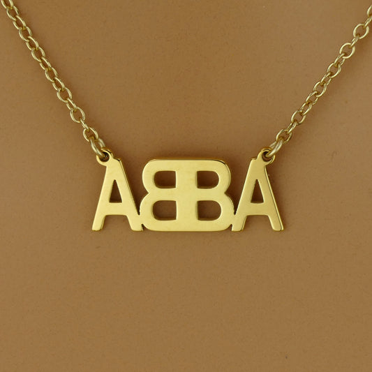 Dainty ABBA Necklace