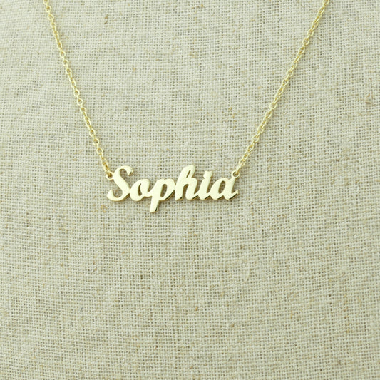 9ct Gold Name Necklace